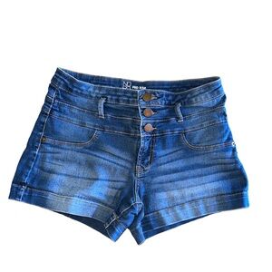 Mid-Rise Denim Shorts